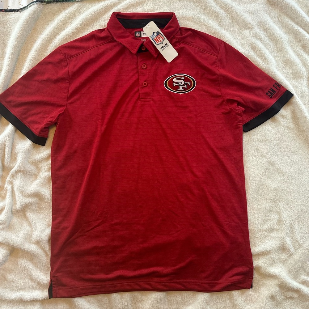 NFL SF Red Polo Shirt L